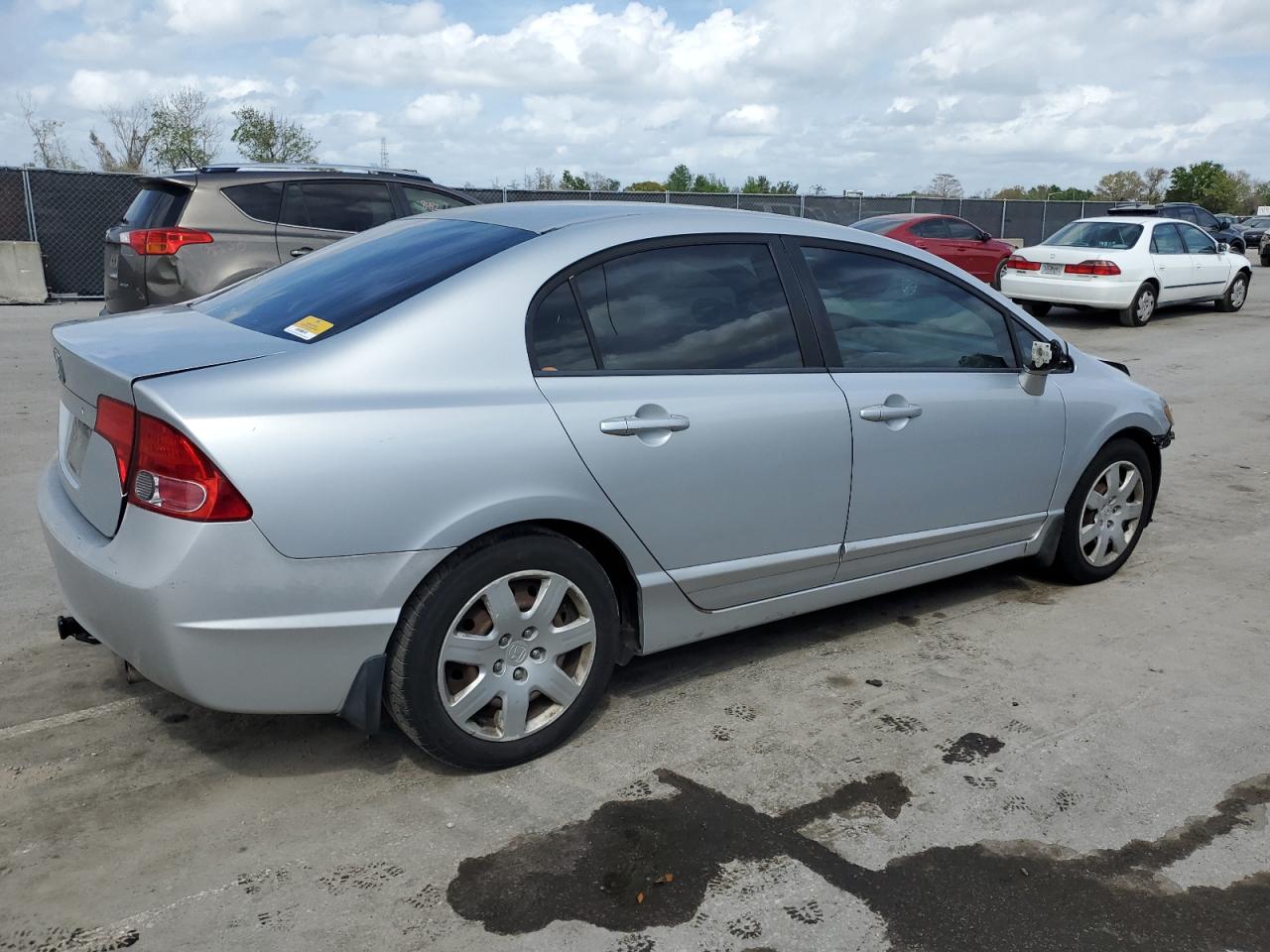 2007 Honda Civic VIN 1HGFA16537L077231 Copart auction photo, front end / side damage thumbnail 3