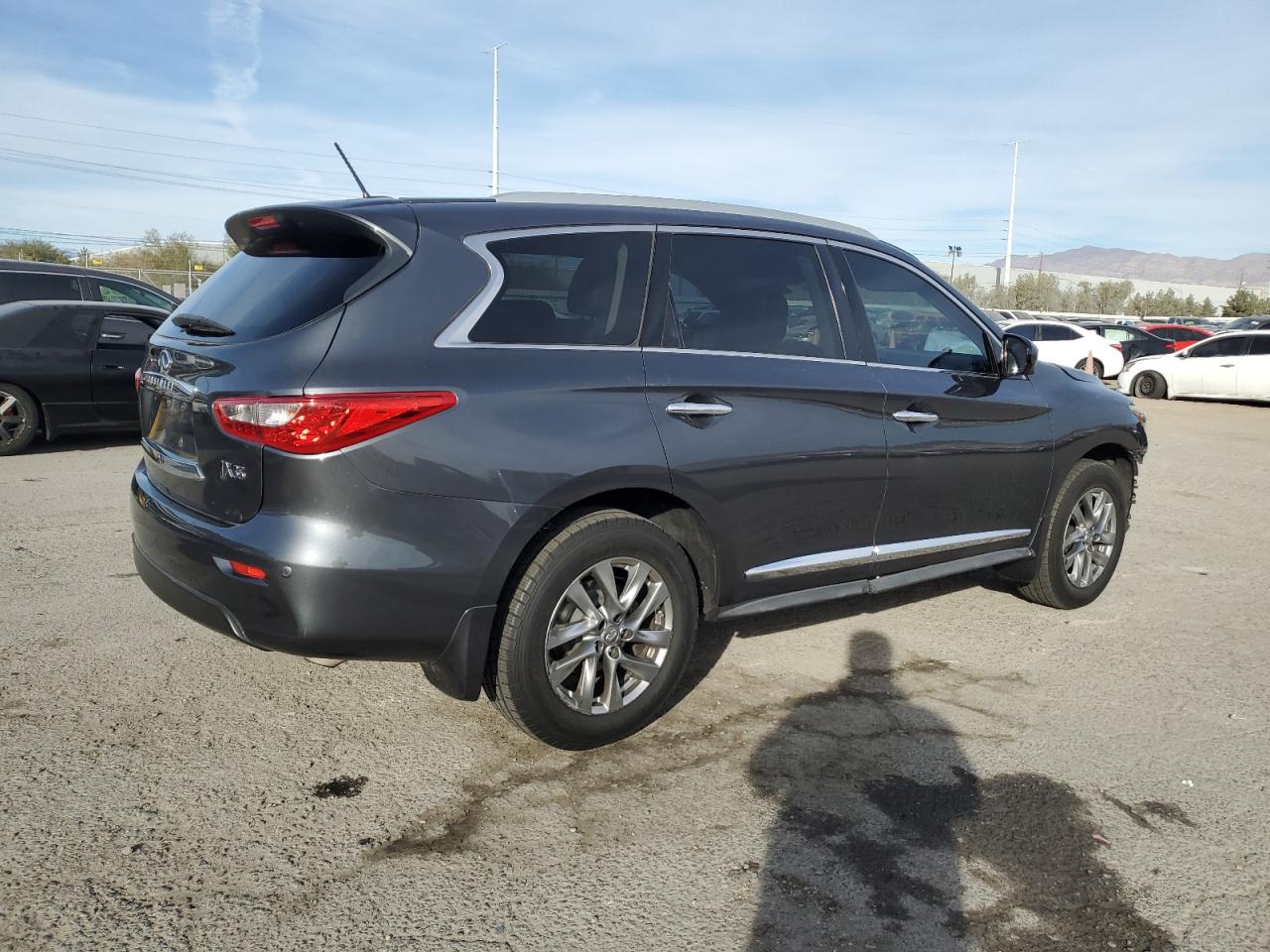 2013 Infiniti JX VIN 5N1AL0MN0DC328276 Copart auction photo, front end damage thumbnail 3