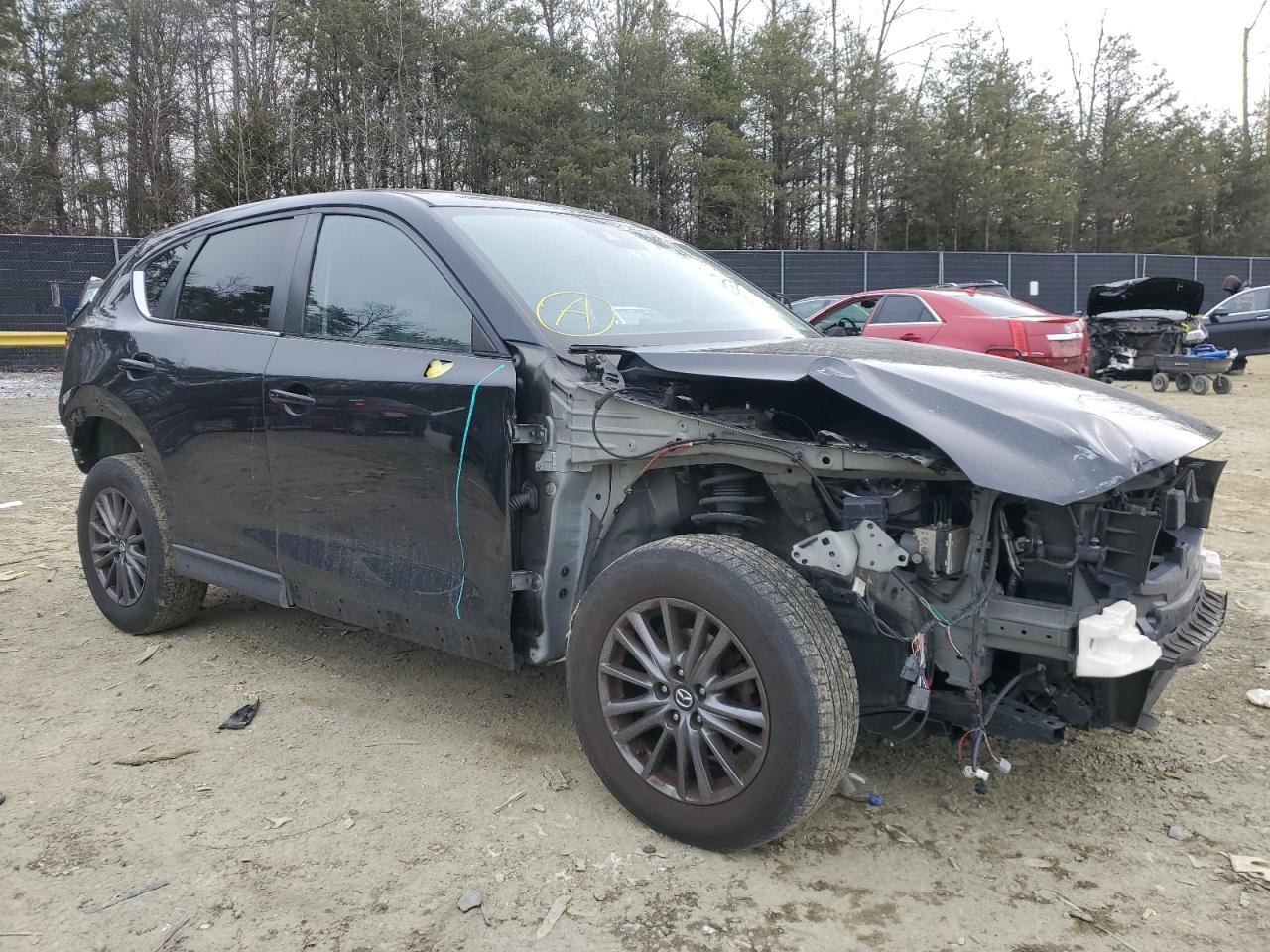 2020 Mazda CX-5 VIN JM3KFACM1L0767976 Copart auction photo, front end / rear end damage thumbnail 4