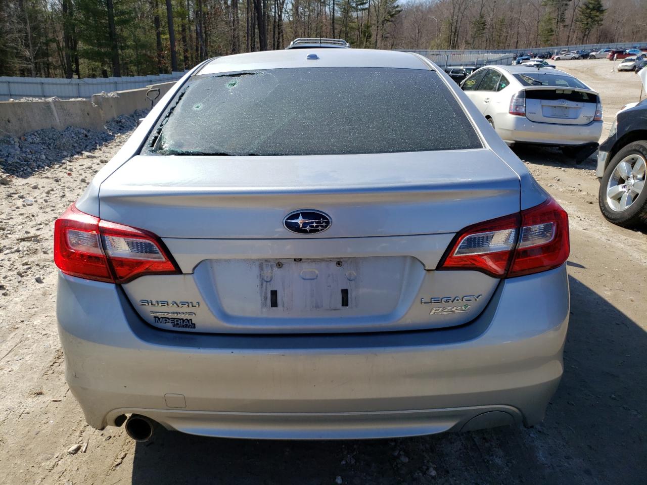 2015 Subaru Legacy VIN 4S3BNAE60F3019717 Copart auction photo, vandalism / front end damage thumbnail 6