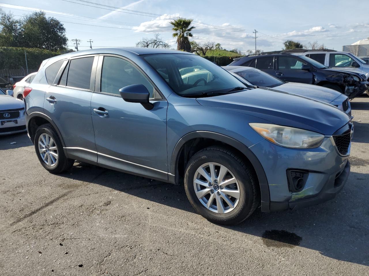 2014 Mazda CX-5 VIN JM3KE2CY3E0410720 Copart auction photo, rear end / front end damage thumbnail 4
