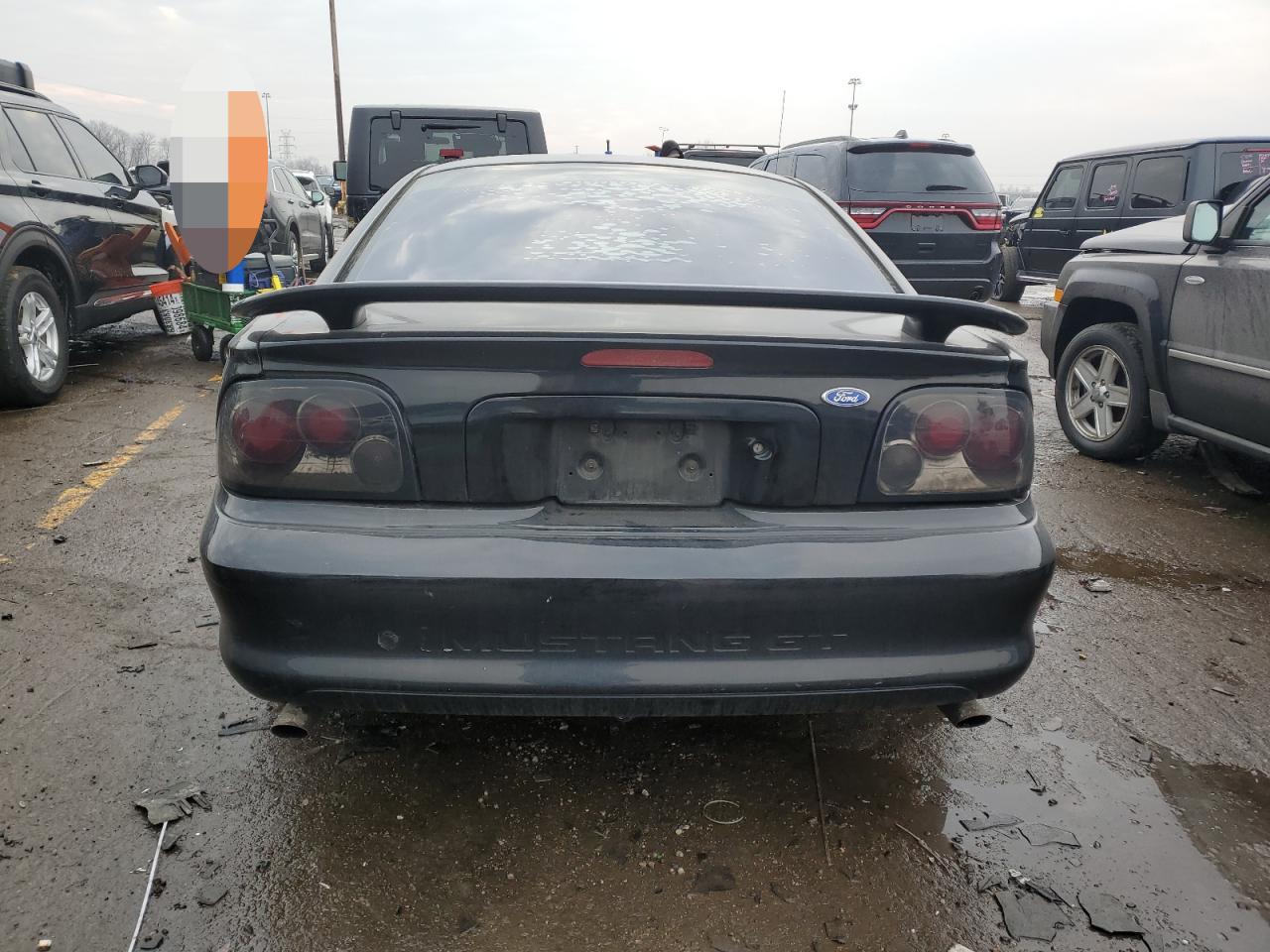 1995 Ford Mustang VIN 1FALP42T6SF280181 Copart auction photo, side damage thumbnail 6