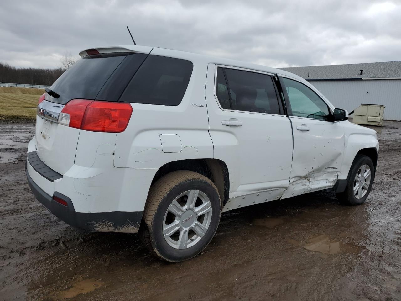 2014 GMC Terrain VIN 2GKALMEK5E6314663 Copart auction photo, side / front end damage thumbnail 3