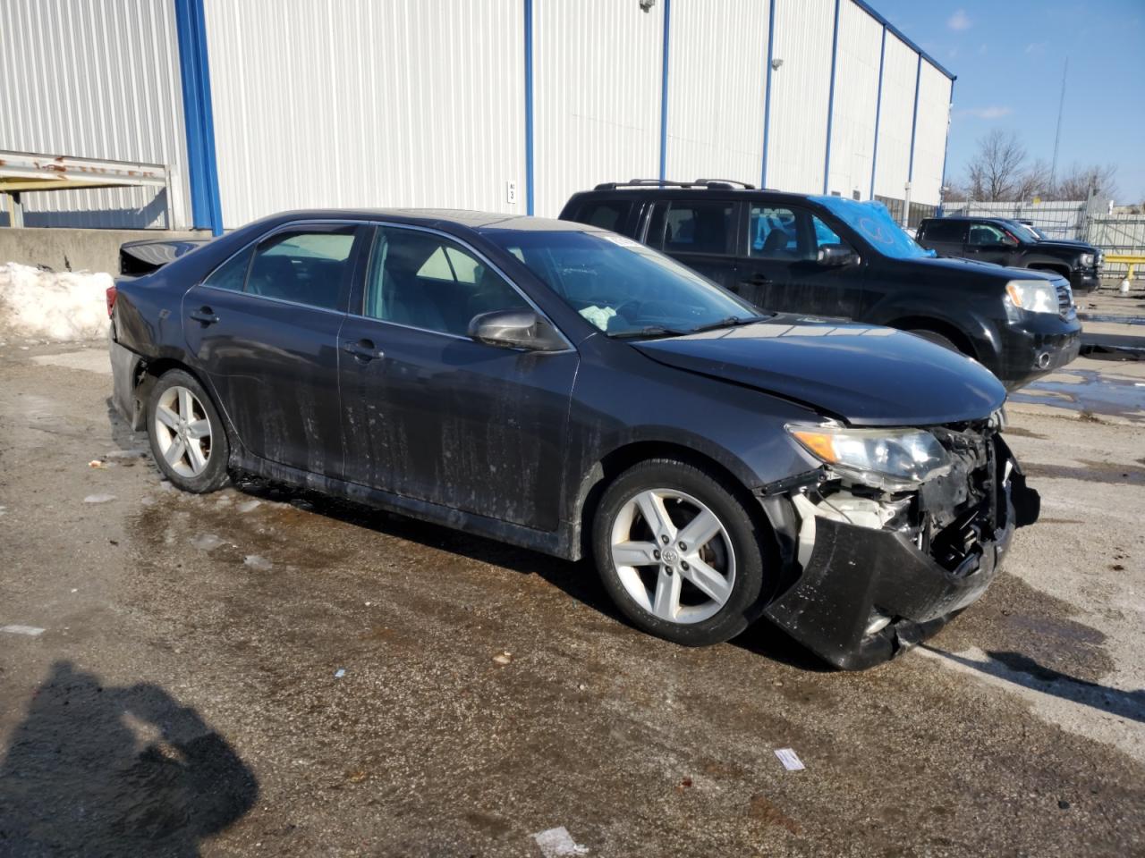 2014 Toyota Camry VIN 4T1BF1FK0EU328357 Copart auction photo, front end / rear end damage thumbnail 4
