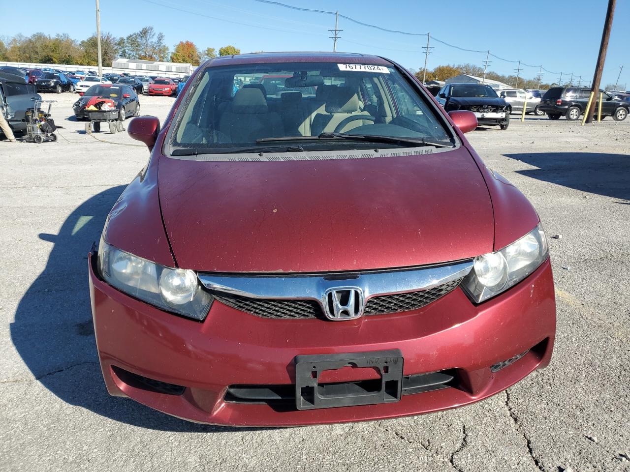 2010 Honda Civic VIN 19XFA1F82AE027493 Copart auction photo, front end / minor dent/scratches damage thumbnail 5
