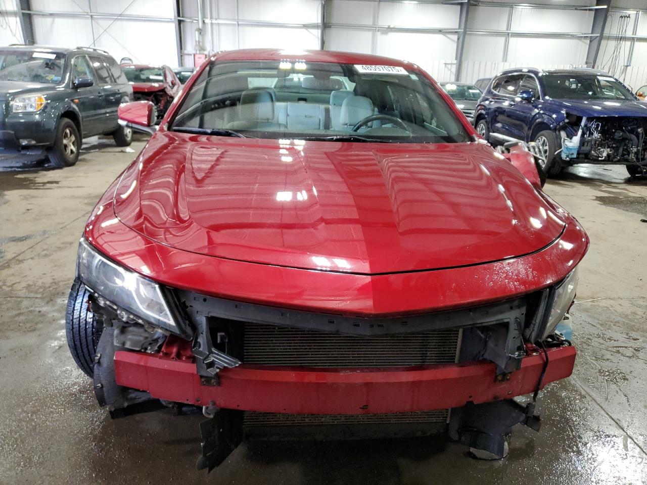 2018 Chevrolet Impala VIN 2G1105S32J9138924 Copart auction photo, front end / side damage thumbnail 5