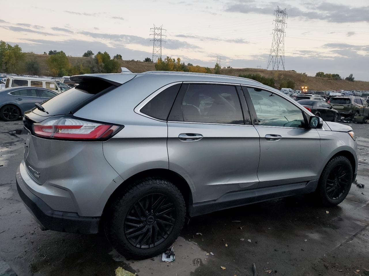 2020 Ford Edge VIN 2FMPK3K93LBA56261 Copart auction photo, front end / undercarriage damage thumbnail 3