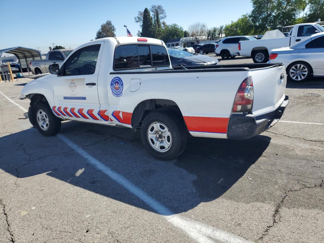 2010 Toyota Tacoma VIN 5TENX4CN5AZ729578 Copart auction photo, front end / minor dent/scratches damage thumbnail 2