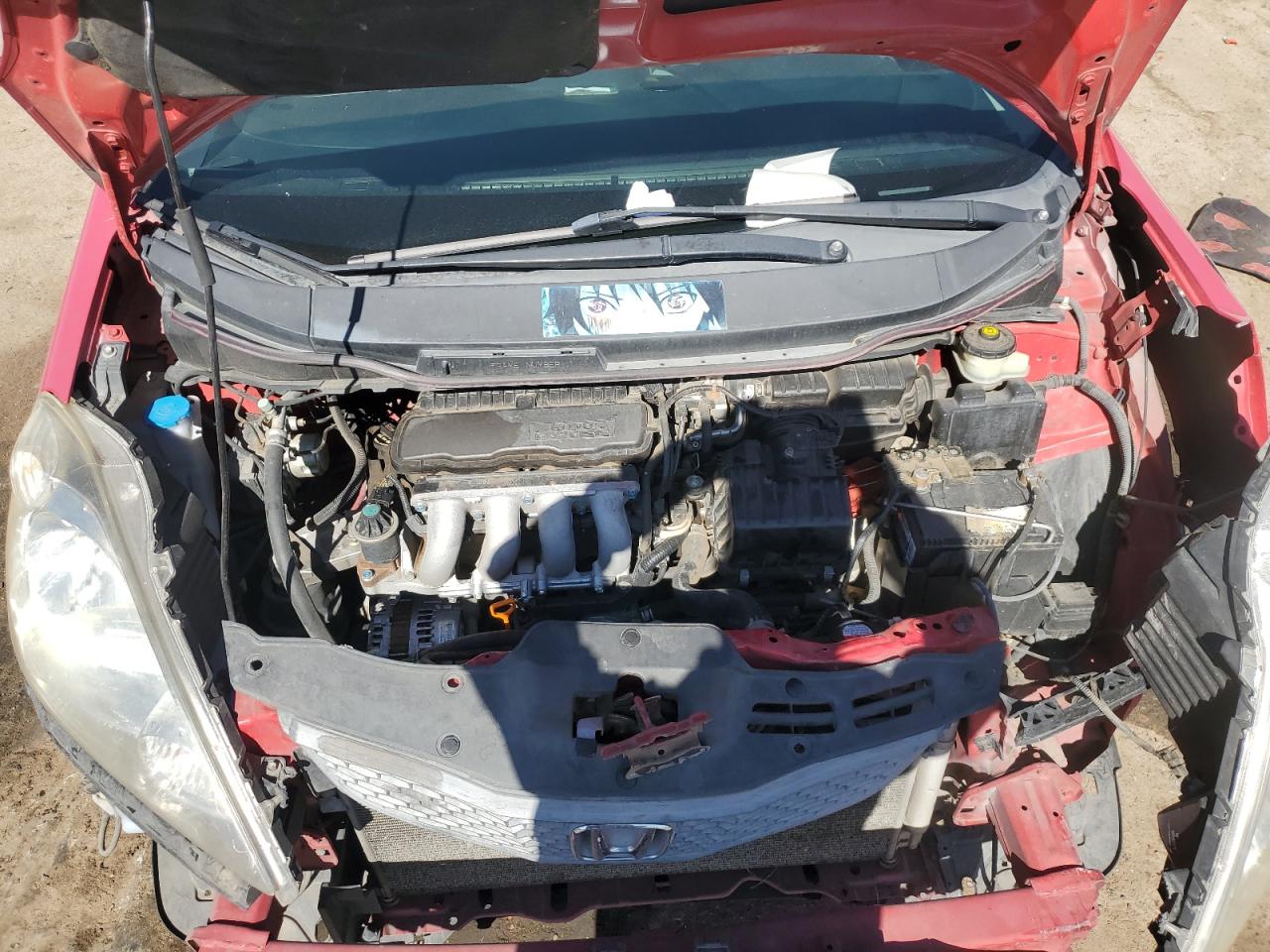 2009 Honda Fit VIN JHMGE884X9S011643 Copart auction photo, front end damage thumbnail 12