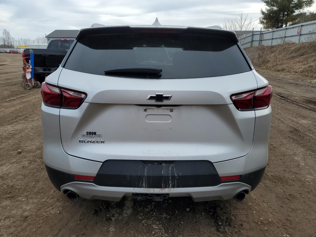 2019 Chevrolet Blazer VIN 3GNKBCRS9KS656368 Copart auction photo, front end / side damage thumbnail 6