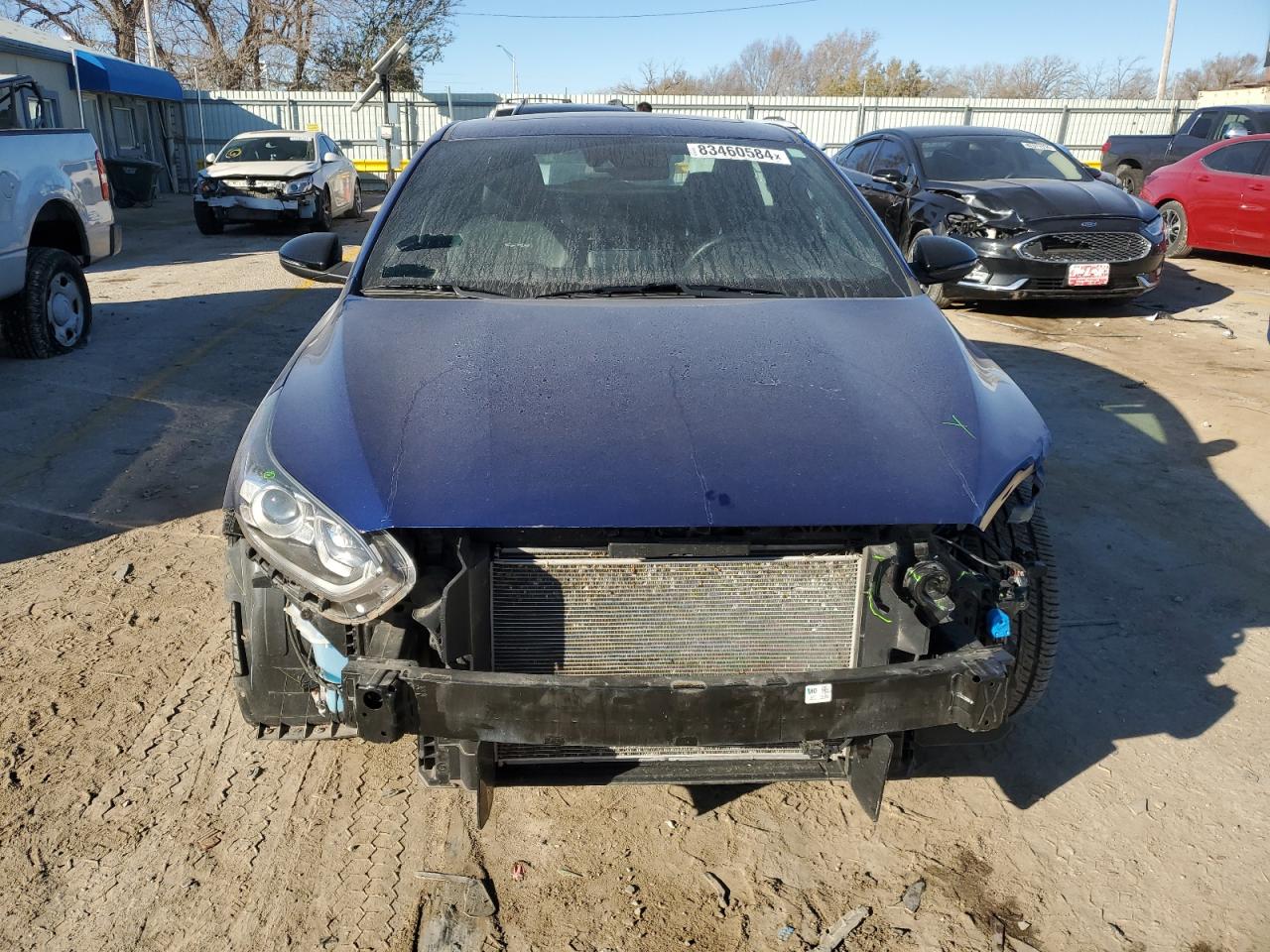 2021 KIA Forte VIN 3KPF34AD6ME384552 Copart auction photo, front end / minor dent/scratches damage thumbnail 5