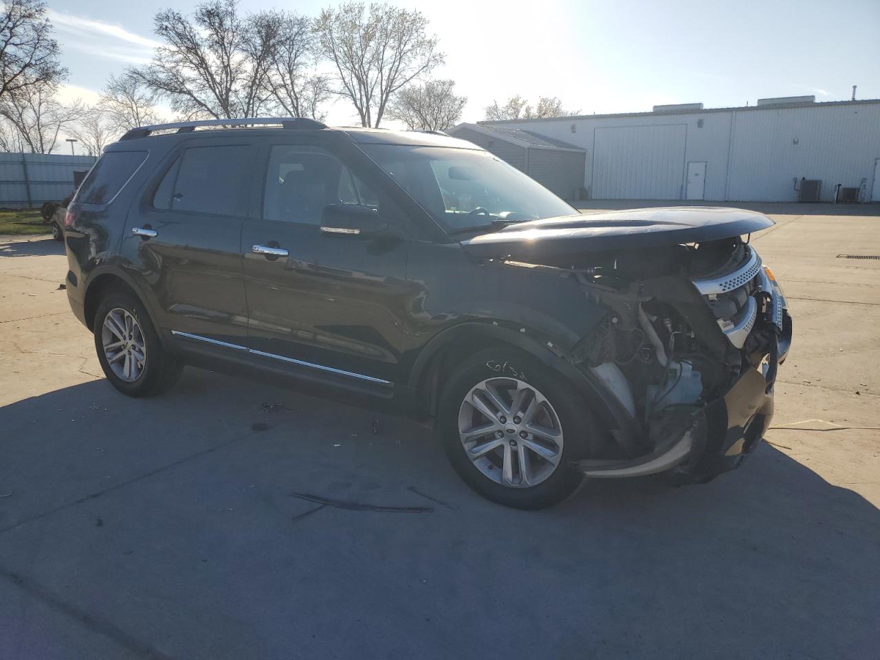 2014 Ford Explorer VIN 1FM5K7D89EGB43466 Copart auction photo, front end damage thumbnail 4