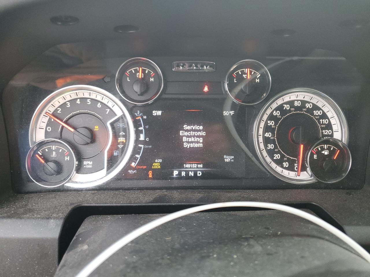 2013 RAM 1500 VIN 1C6RR7LT1DS517076 Copart auction photo, front end / minor dent/scratches damage thumbnail 9