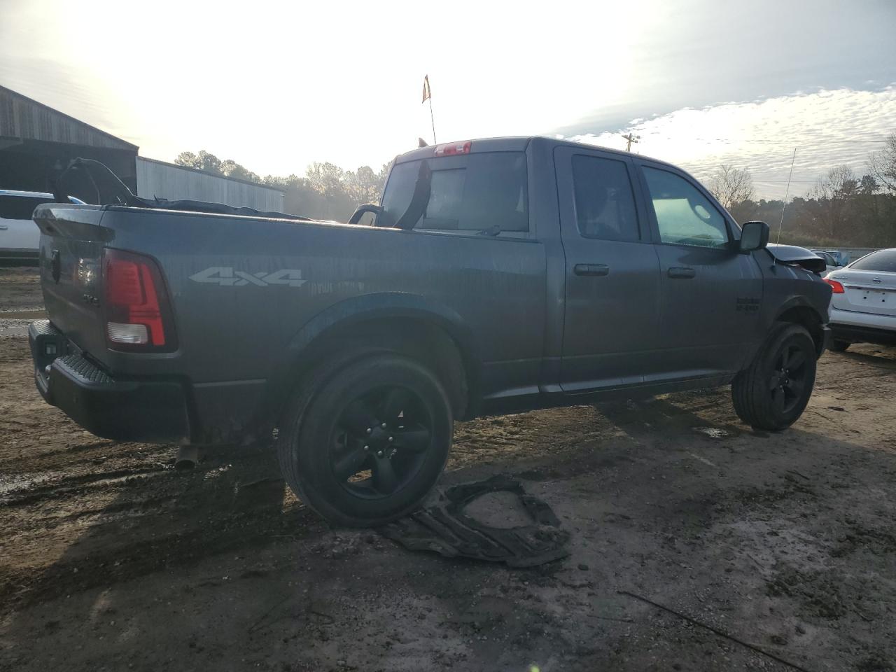 2019 RAM 1500 VIN 1C6RR7GG7KS653304 Copart auction photo, front end damage thumbnail 3
