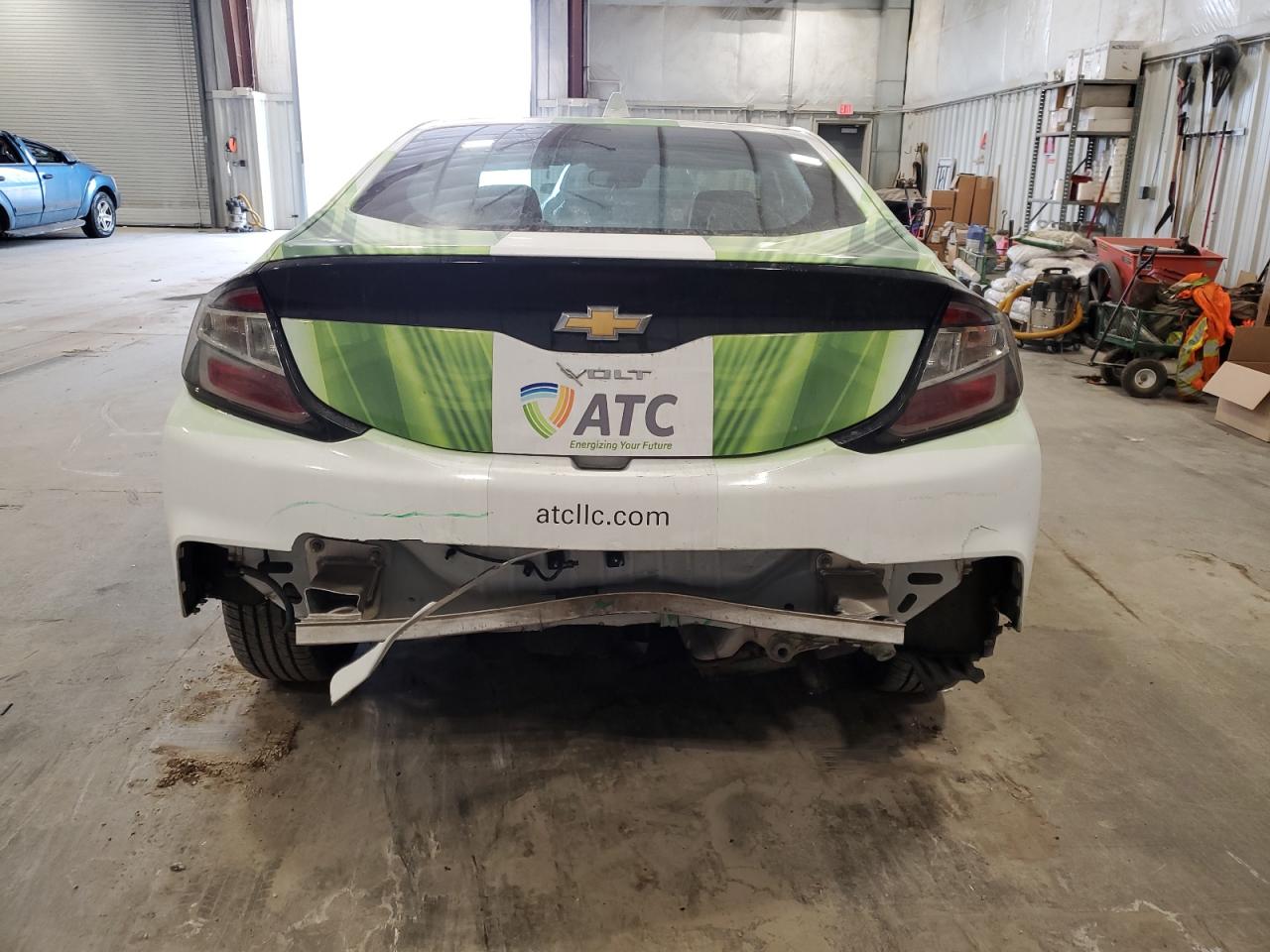 2017 Chevrolet Volt VIN 1G1RB6S51HU117127 Copart auction photo, rear end damage thumbnail 6