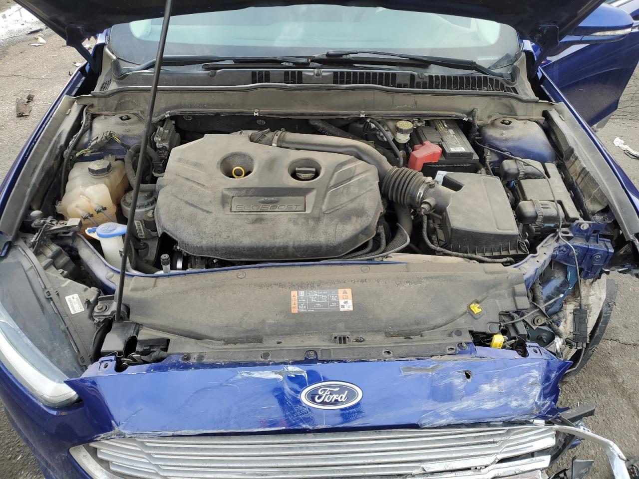 2014 Ford Fusion VIN 3FA6P0D96ER398259 Copart auction photo, front end damage thumbnail 13