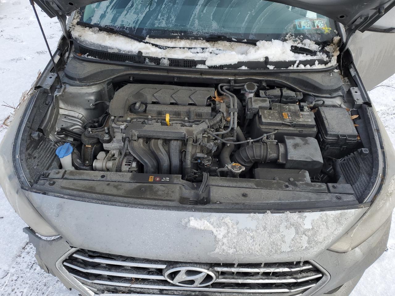 2021 Hyundai Accent VIN 3KPC24A64ME153043 Copart auction photo, front end / side damage thumbnail 13