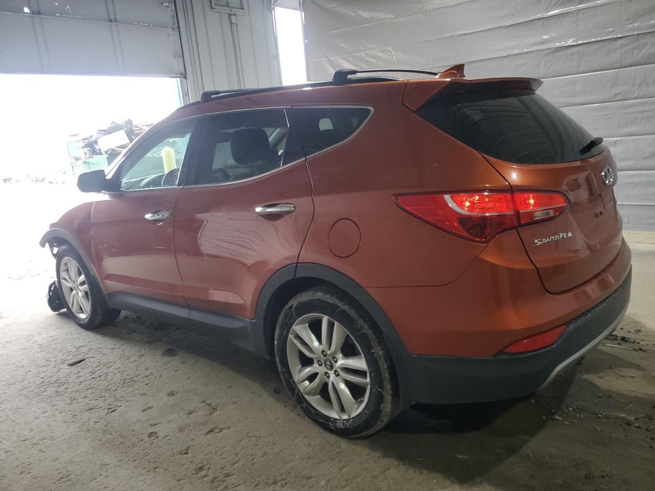 2013 Hyundai Santa Fe VIN 5XYZUDLA3DG103176 Copart auction photo, front end / minor dent/scratches damage thumbnail 2