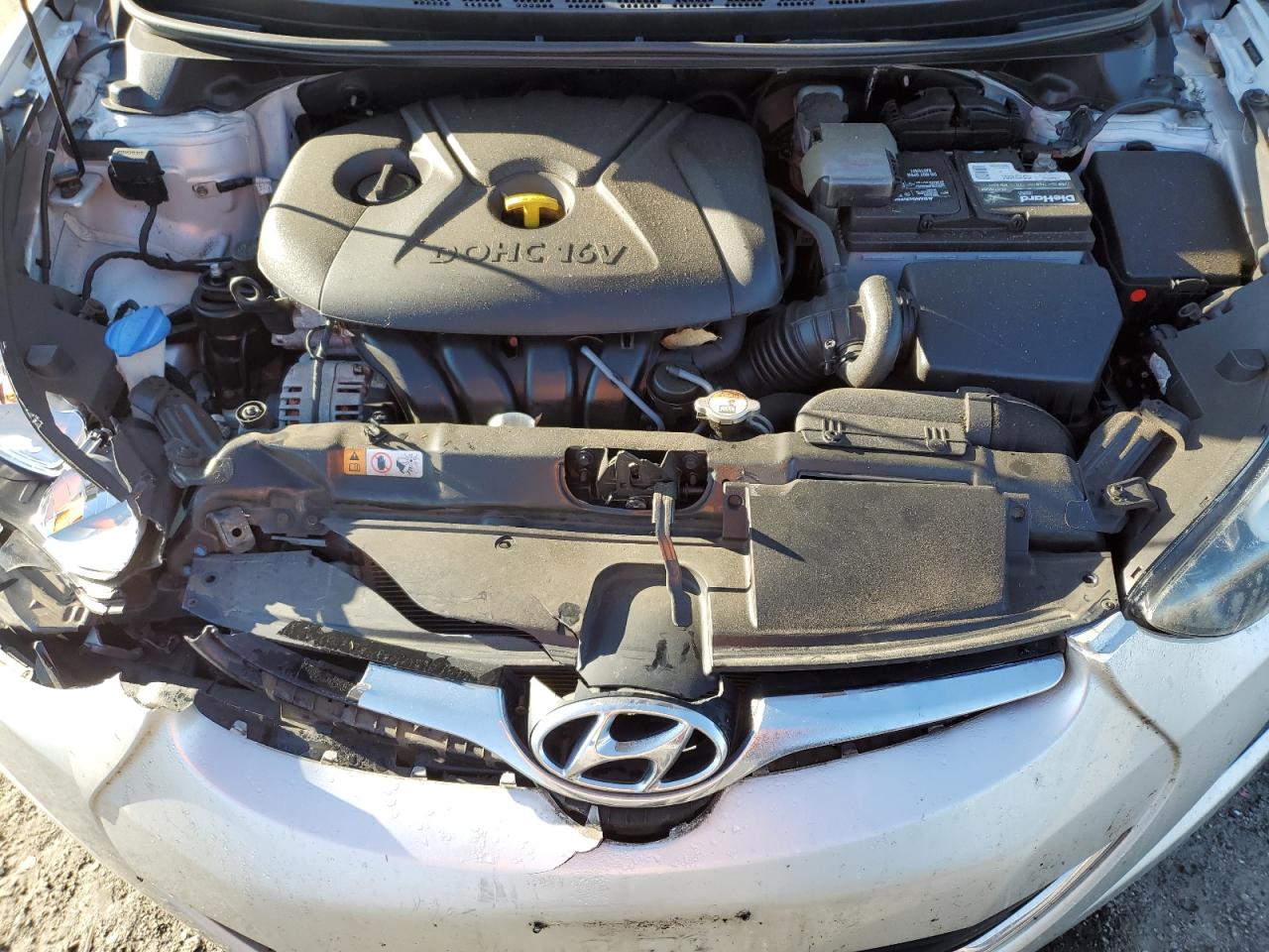 2016 Hyundai Elantra VIN 5NPDH4AE0GH683794 Copart auction photo, front end / minor dent/scratches damage thumbnail 11