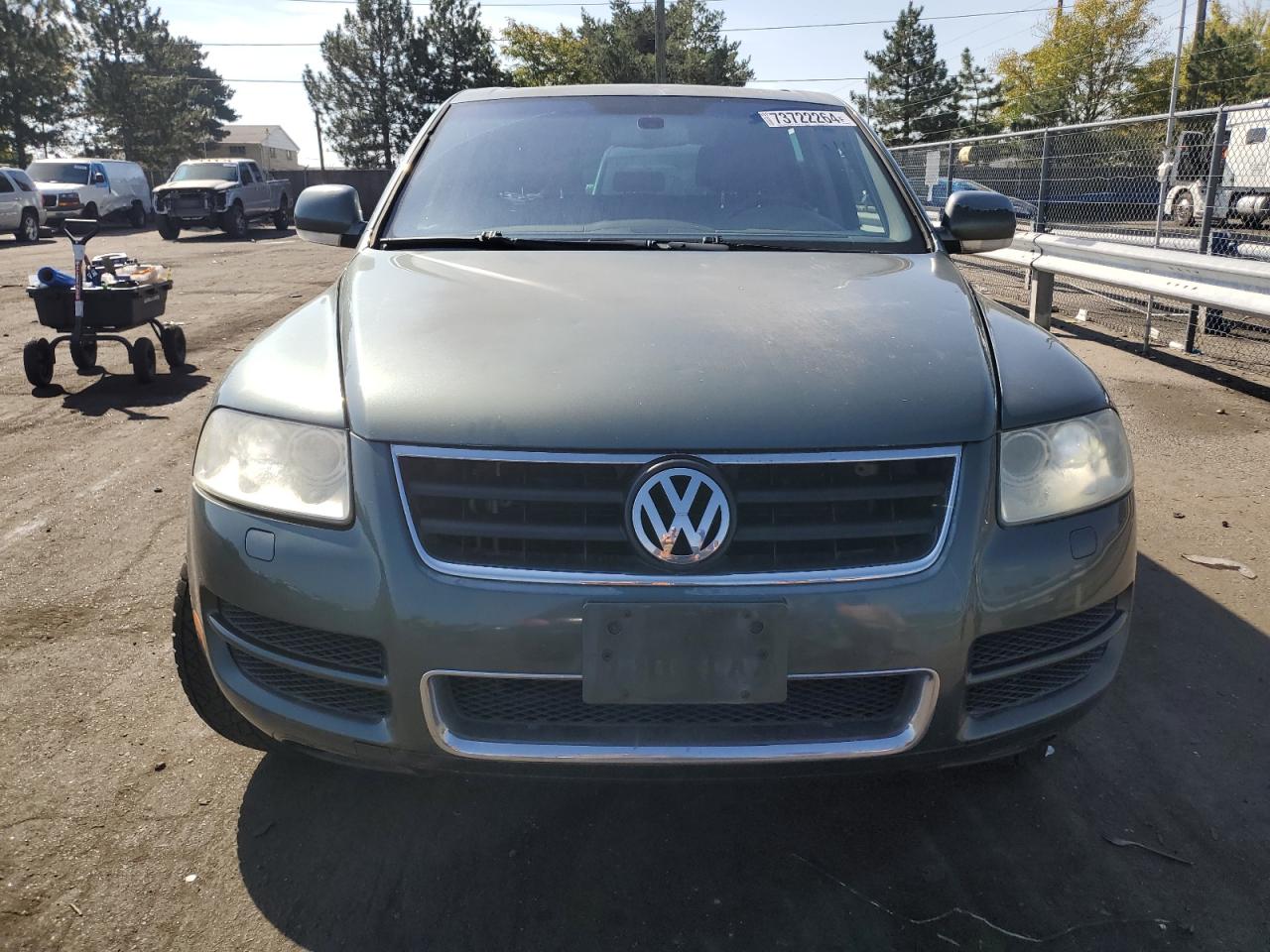 2004 Volkswagen Touareg VIN WVGCM77LX4D039165 Copart auction photo, hail damage thumbnail 5