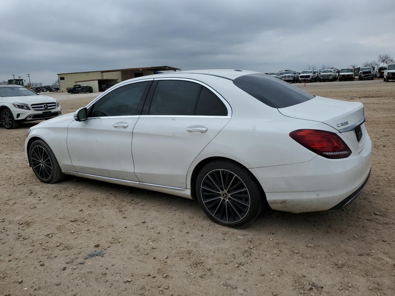 2021 Mercedes-Benz C-klasse VIN W1KWF8DB5MR645091 Copart auction photo, undercarriage / front end damage thumbnail 2
