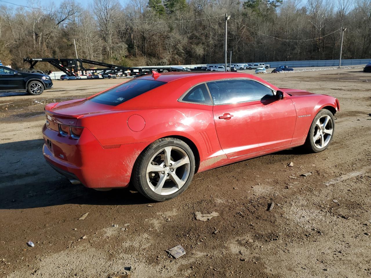 2013 Chevrolet Camaro VIN 2G1FB1E38D9123286 Copart auction photo, front end damage thumbnail 3