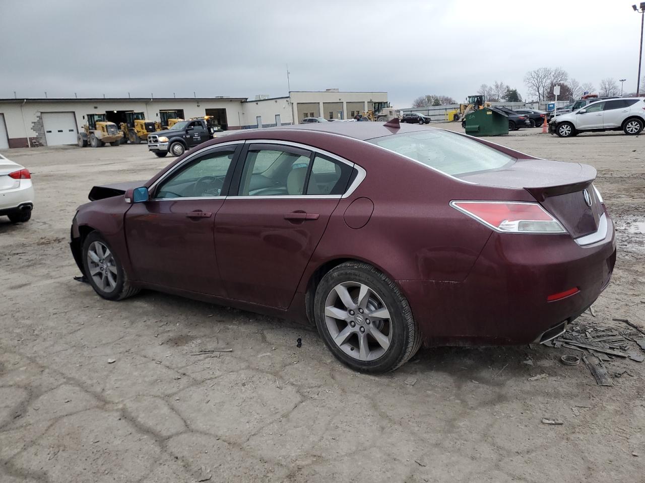 2013 Acura TL VIN 19UUA8F5XDA008673 Copart auction photo, front end / minor dent/scratches damage thumbnail 2