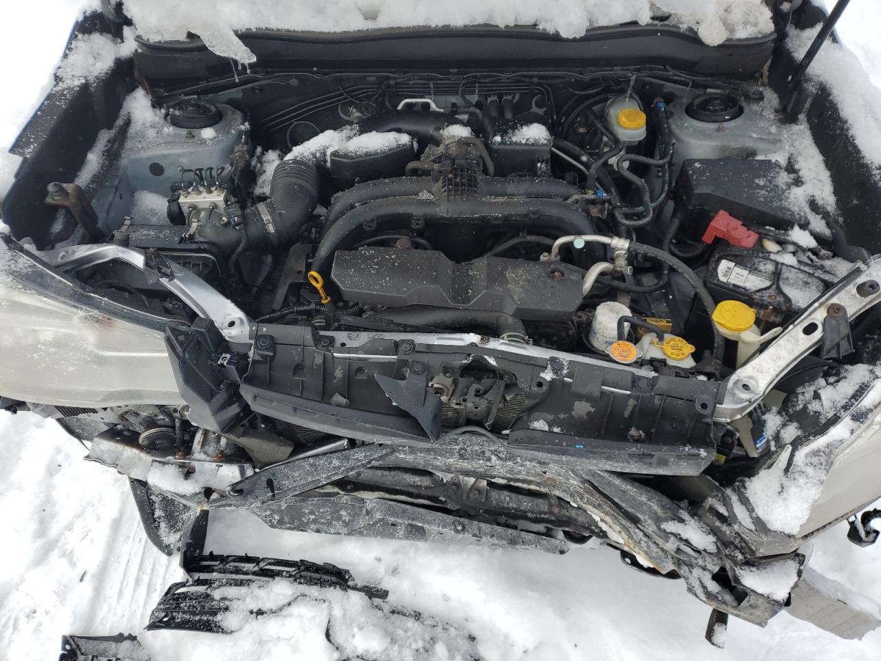 2018 Subaru Forester VIN JF2SJAEC4JH593526 Copart auction photo, front end damage thumbnail 14