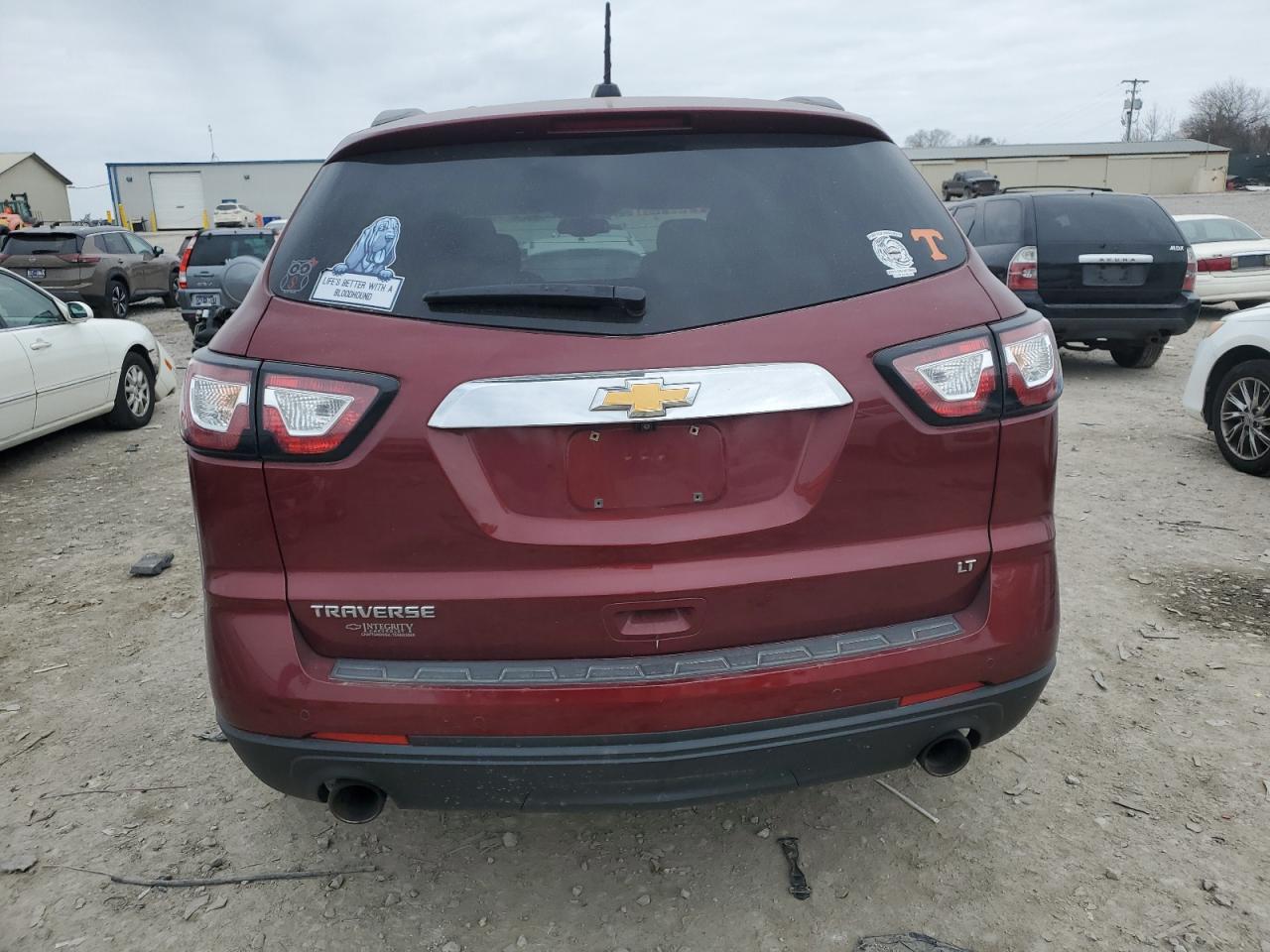 2017 Chevrolet Traverse VIN 1GNKRHKD3HJ249502 Copart auction photo, side damage thumbnail 6