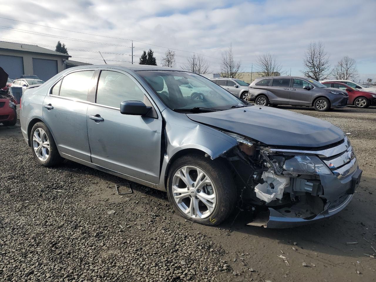2012 Ford Fusion VIN 3FAHP0HA3CR398276 Copart auction photo, front end damage thumbnail 4