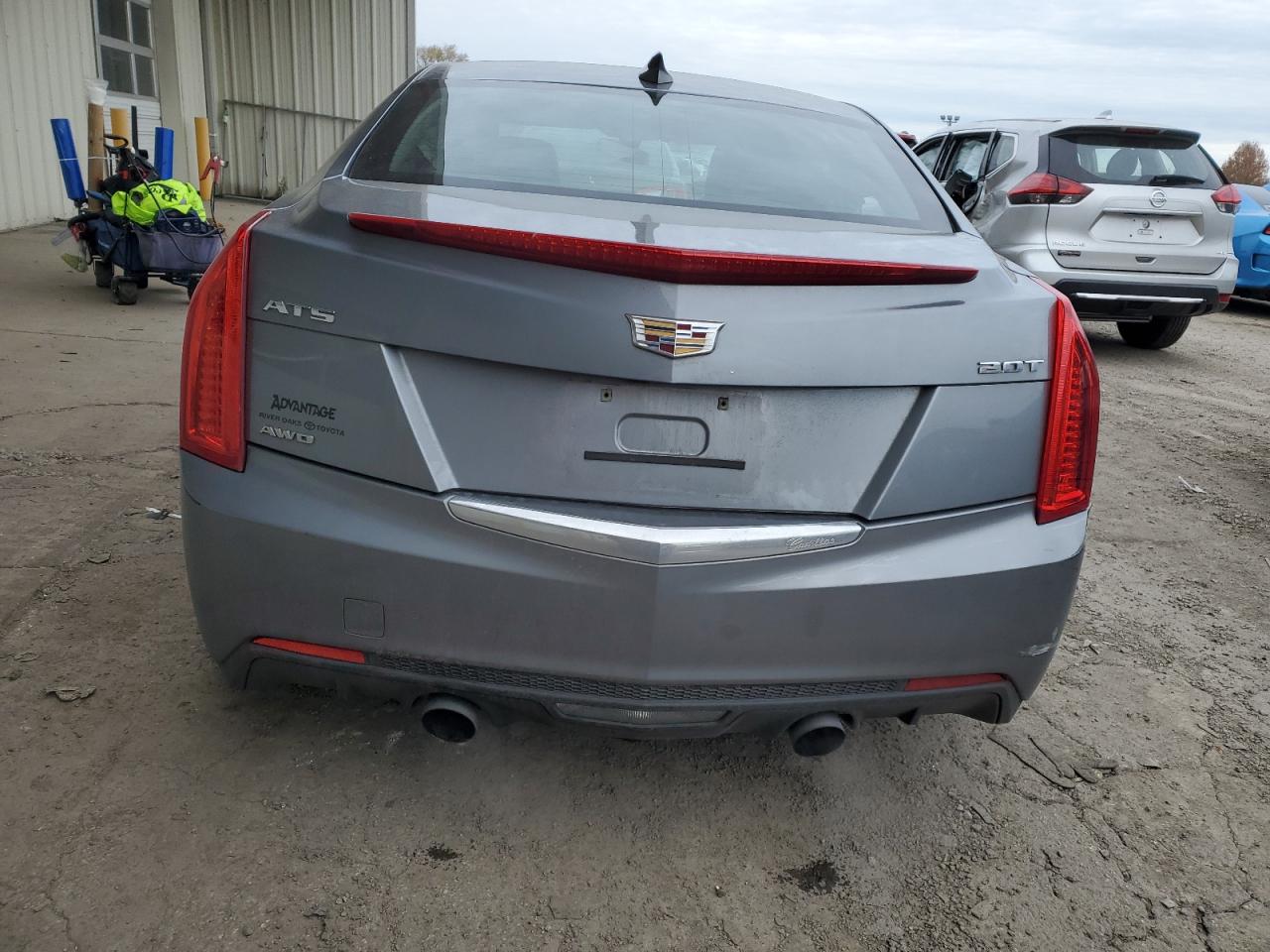 2018 Cadillac ATS VIN 1G6AE5RX9J0155962 Copart auction photo, side damage thumbnail 6