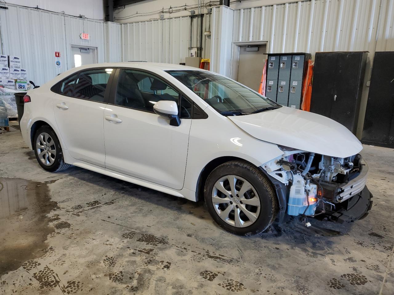 2022 Toyota Corolla VIN 5YFEPMAE5NP381182 Copart auction photo, front end / undercarriage damage thumbnail 4