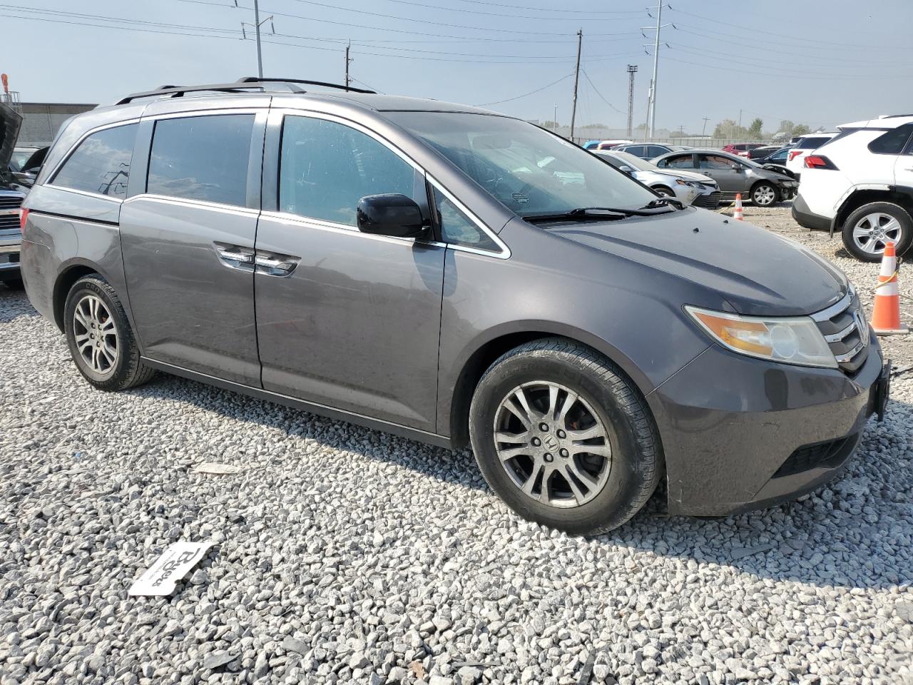 2011 Honda Odyssey VIN 5FNRL5H4XBB070094 Copart auction photo, rear end damage thumbnail 4