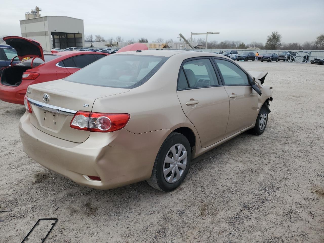 2011 Toyota Corolla VIN 2T1BU4EE3BC683491 Copart auction photo, front end damage thumbnail 3