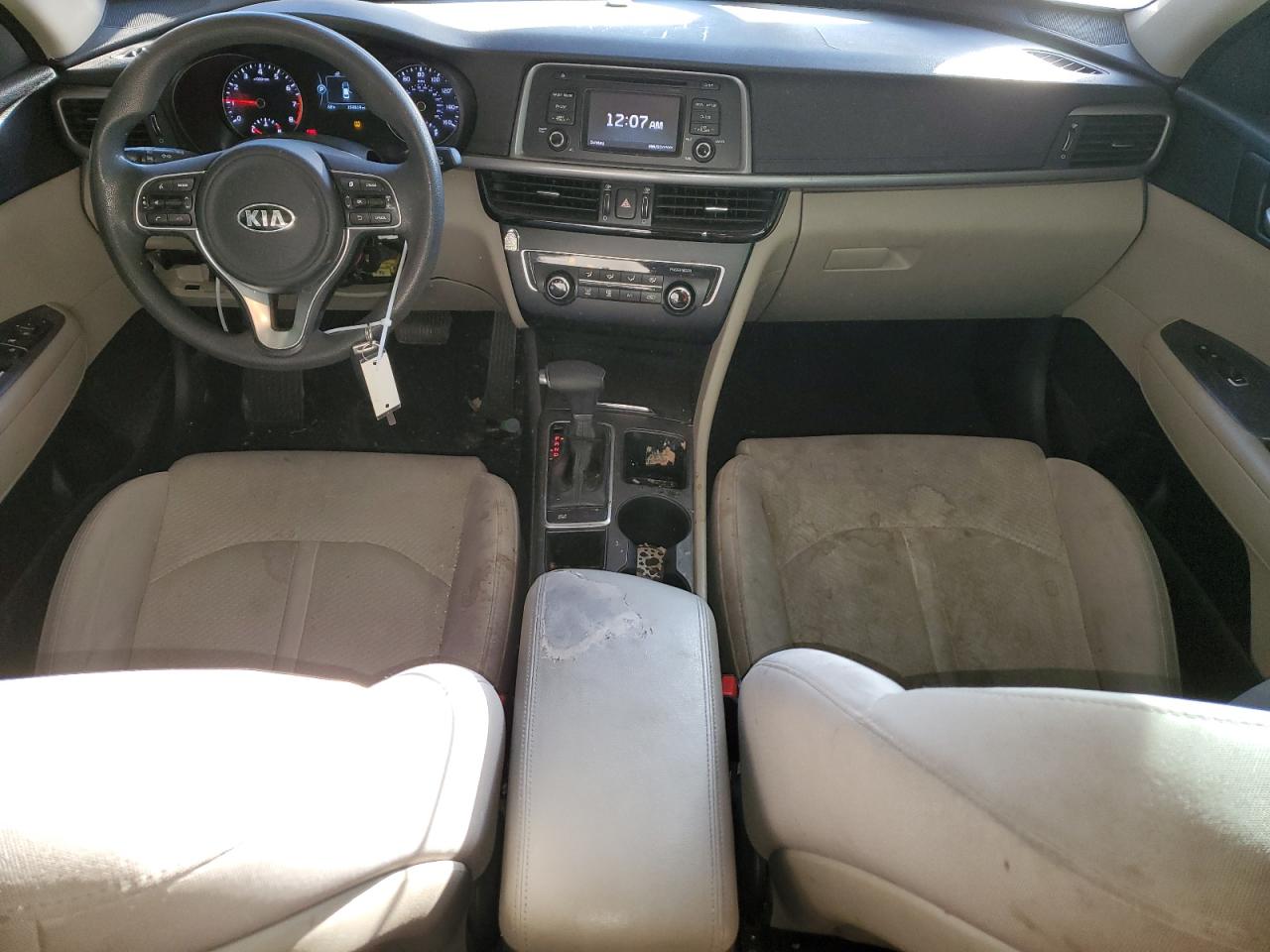 2016 KIA Optima VIN 5XXGT4L35GG118587 Copart auction photo, mechanical / front end damage thumbnail 8