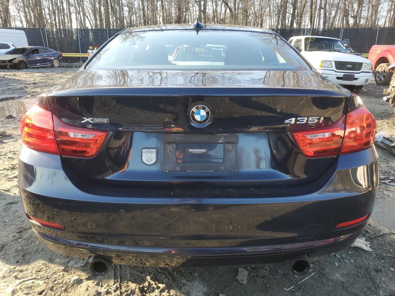 2016 BMW 4er VIN WBA3R5C51GK371123 Copart auction photo, front end / minor dent/scratches damage thumbnail 6