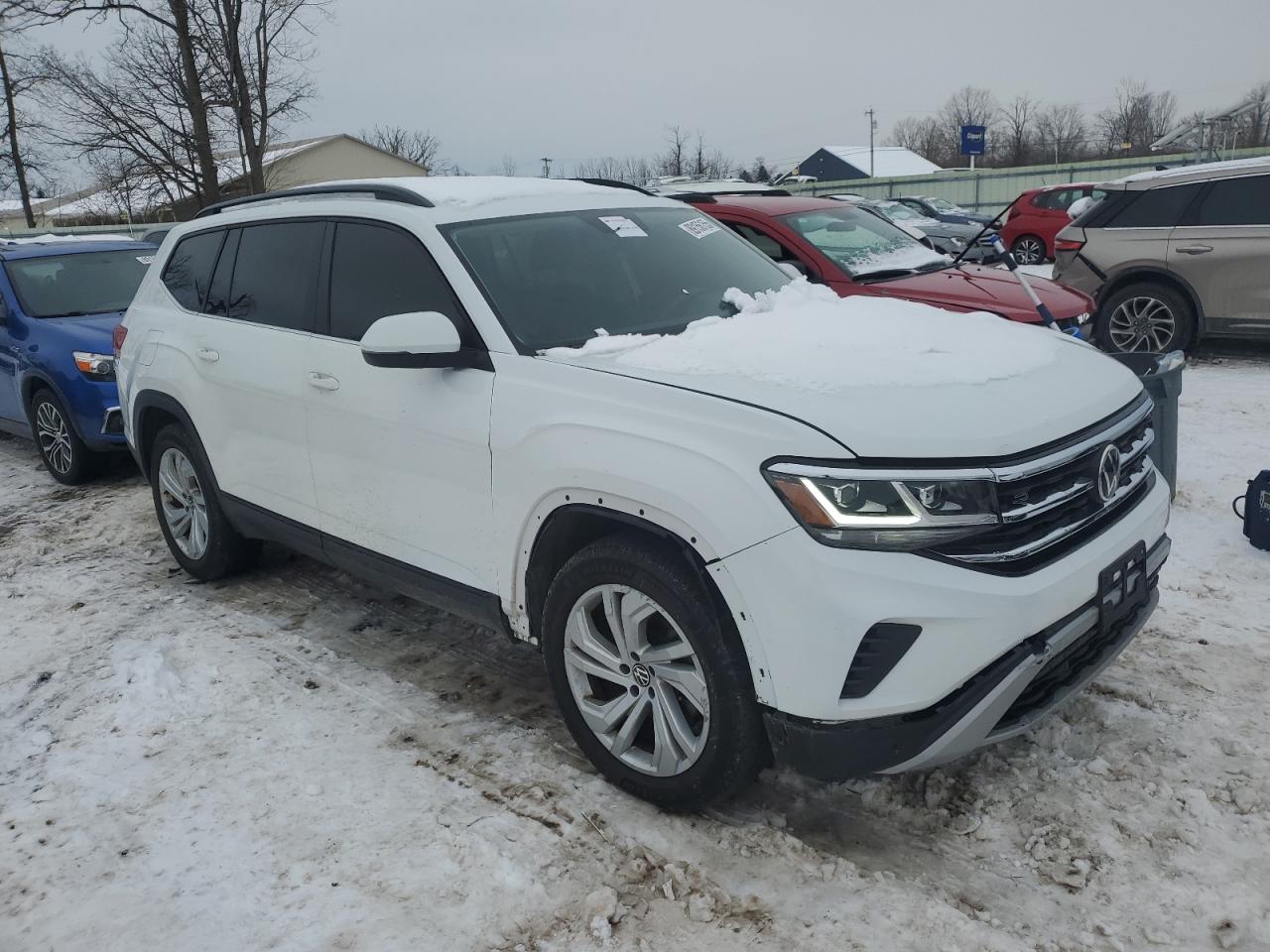 2021 Volkswagen Atlas VIN 1V2HR2CA5MC572614 Copart auction photo, normal wear damage thumbnail 4