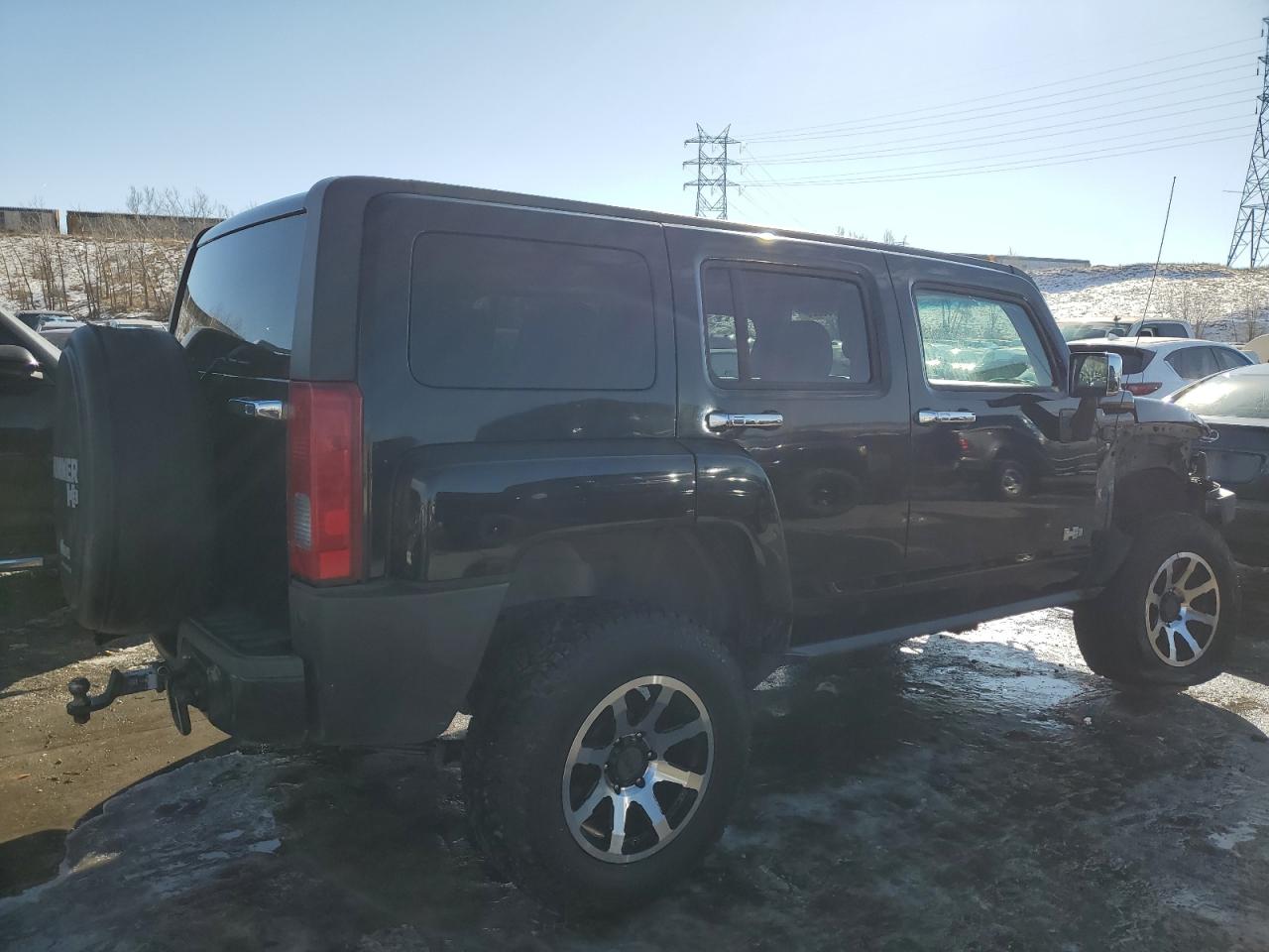 2007 Hummer H3 VIN 5GTDN13E078236152 Copart auction photo, front end damage thumbnail 3