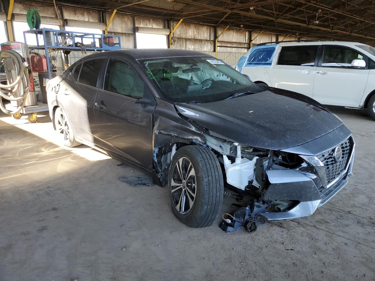 2021 Nissan Sentra VIN 3N1AB8CV1MY288677 Copart auction photo, front end damage thumbnail 4