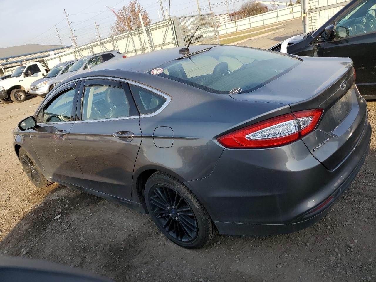 2014 Ford Fusion VIN 3FA6P0HD1ER168871 Copart auction photo, side damage thumbnail 2
