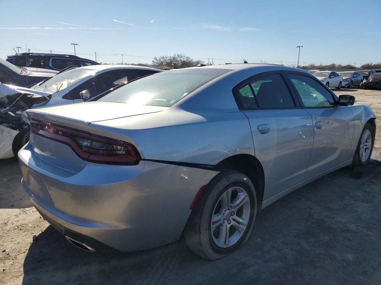2021 Dodge Charger VIN 2C3CDXBG5MH584373 Copart auction photo, undercarriage damage thumbnail 3