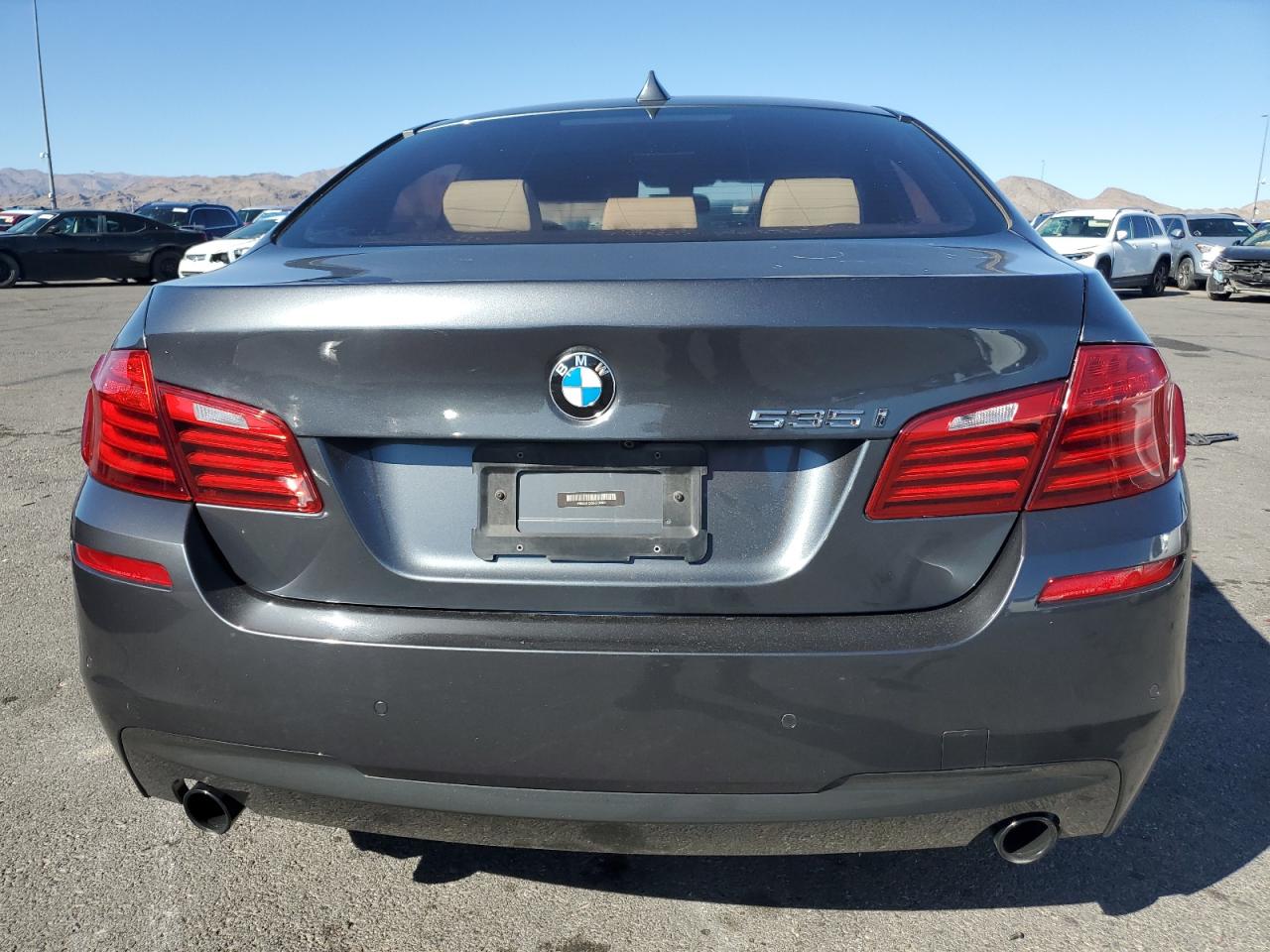 2016 BMW 5er VIN WBA5B1C55GG132621 Copart auction photo, front end damage thumbnail 6