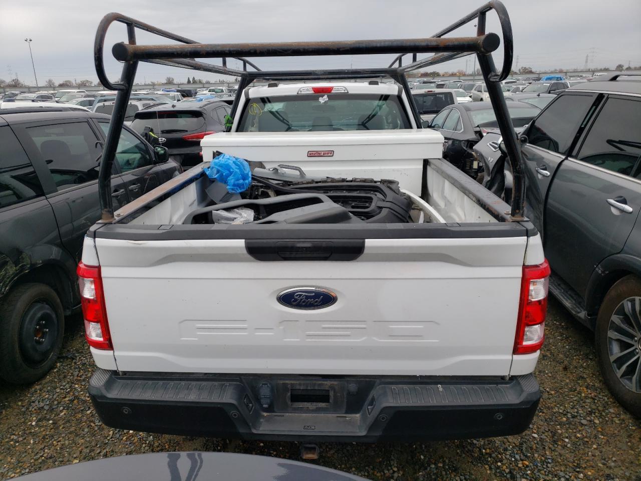 2021 Ford F-150 VIN 1FTMF1CB0MKE24758 Copart auction photo, front end damage thumbnail 6