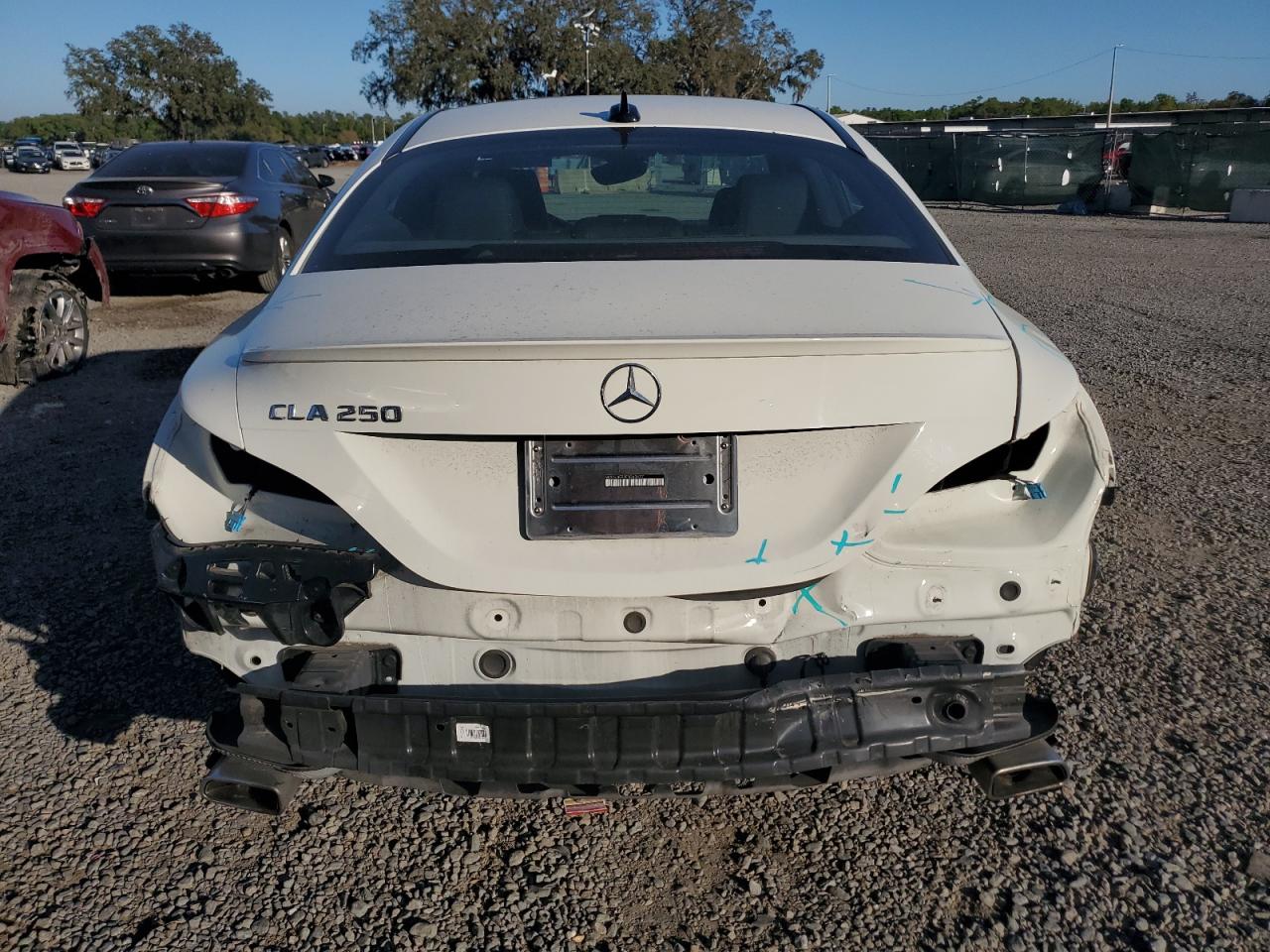 2015 Mercedes-Benz CLA-klasse VIN WDDSJ4EB3FN263477 Copart auction photo, rear end damage thumbnail 6