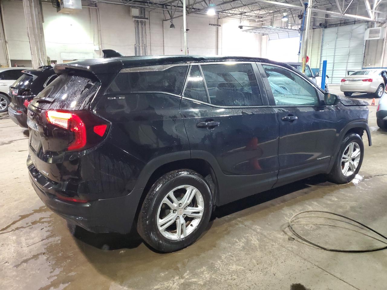 2022 GMC Terrain VIN 3GKALTEV1NL232834 Copart auction photo, front end / side damage thumbnail 3