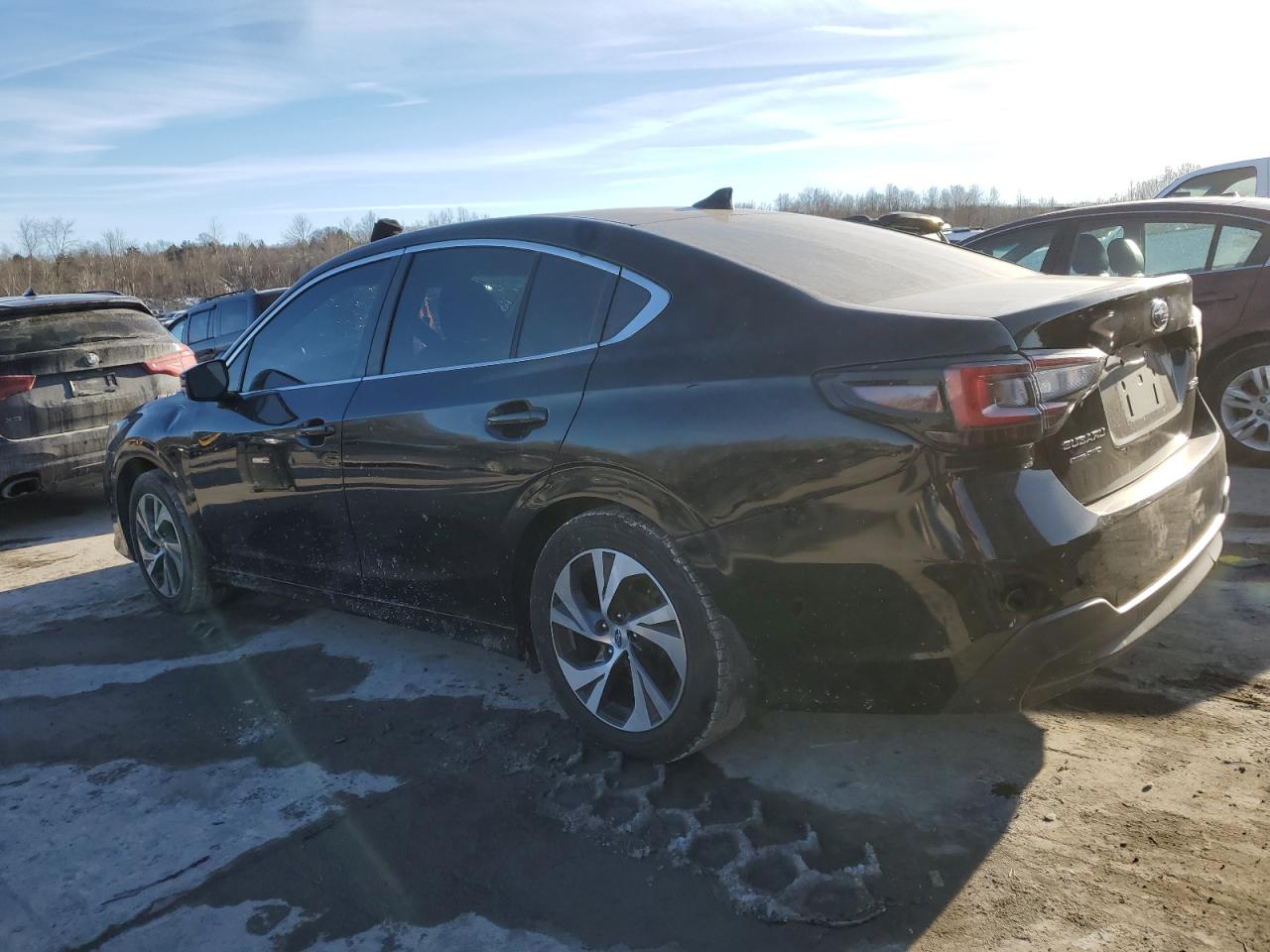 2020 Subaru Legacy VIN 4S3BWAC63L3004009 Copart auction photo, top/roof damage thumbnail 2