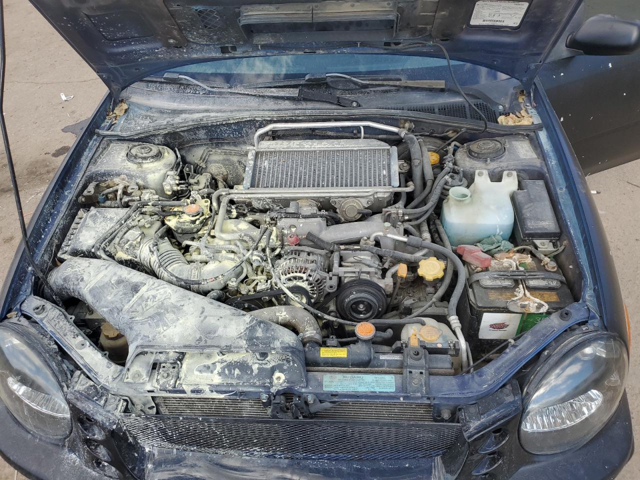 2002 Subaru WRX VIN JF1GG29662G813887 Copart auction photo, burn - engine damage thumbnail 12