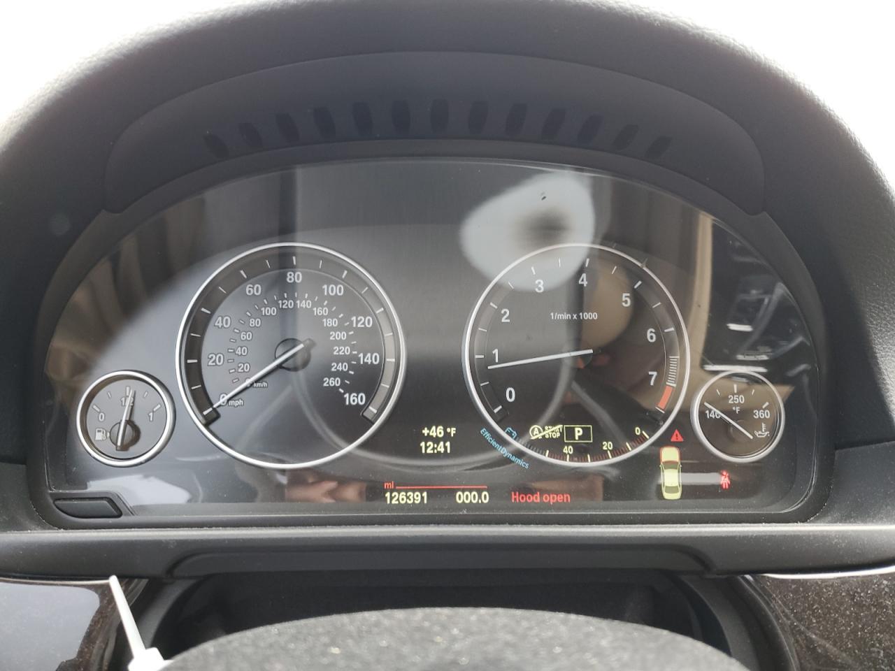 2014 BMW 5er VIN WBA5B1C52ED477474 Copart auction photo, front end damage thumbnail 9