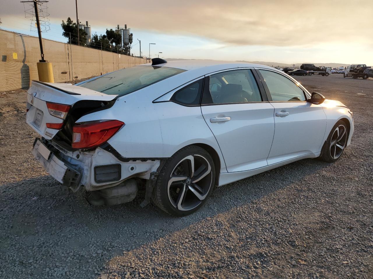 2022 Honda Accord VIN 1HGCV1F42NA026794 Copart auction photo, rear end / front end damage thumbnail 3