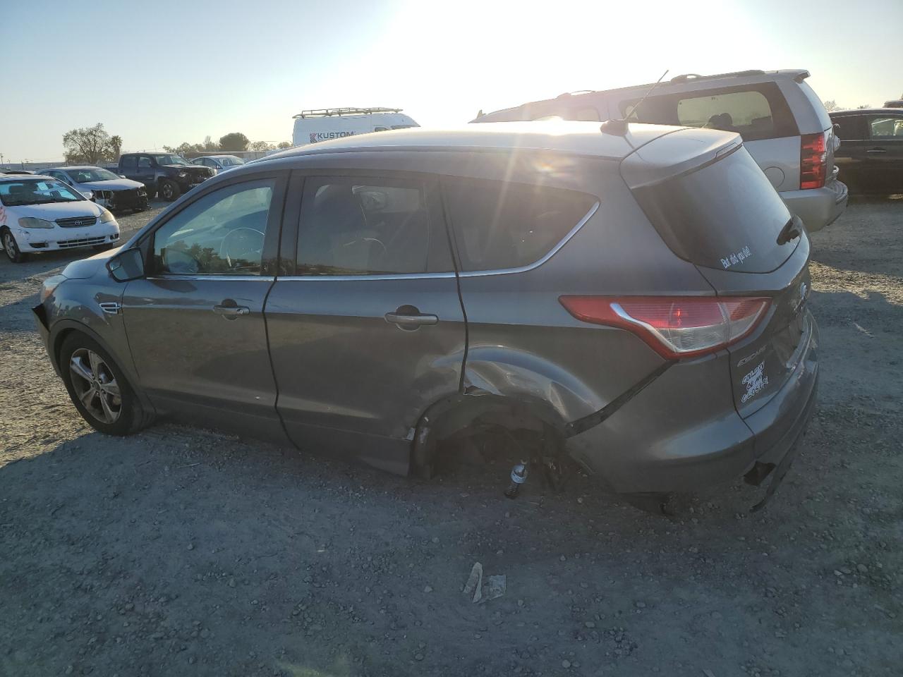 2014 Ford Escape VIN 1FMCU0GX8EUD10106 Copart auction photo, side damage thumbnail 2